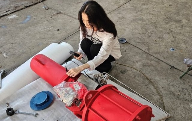 Film Thickness Inspection Of Valve Paint