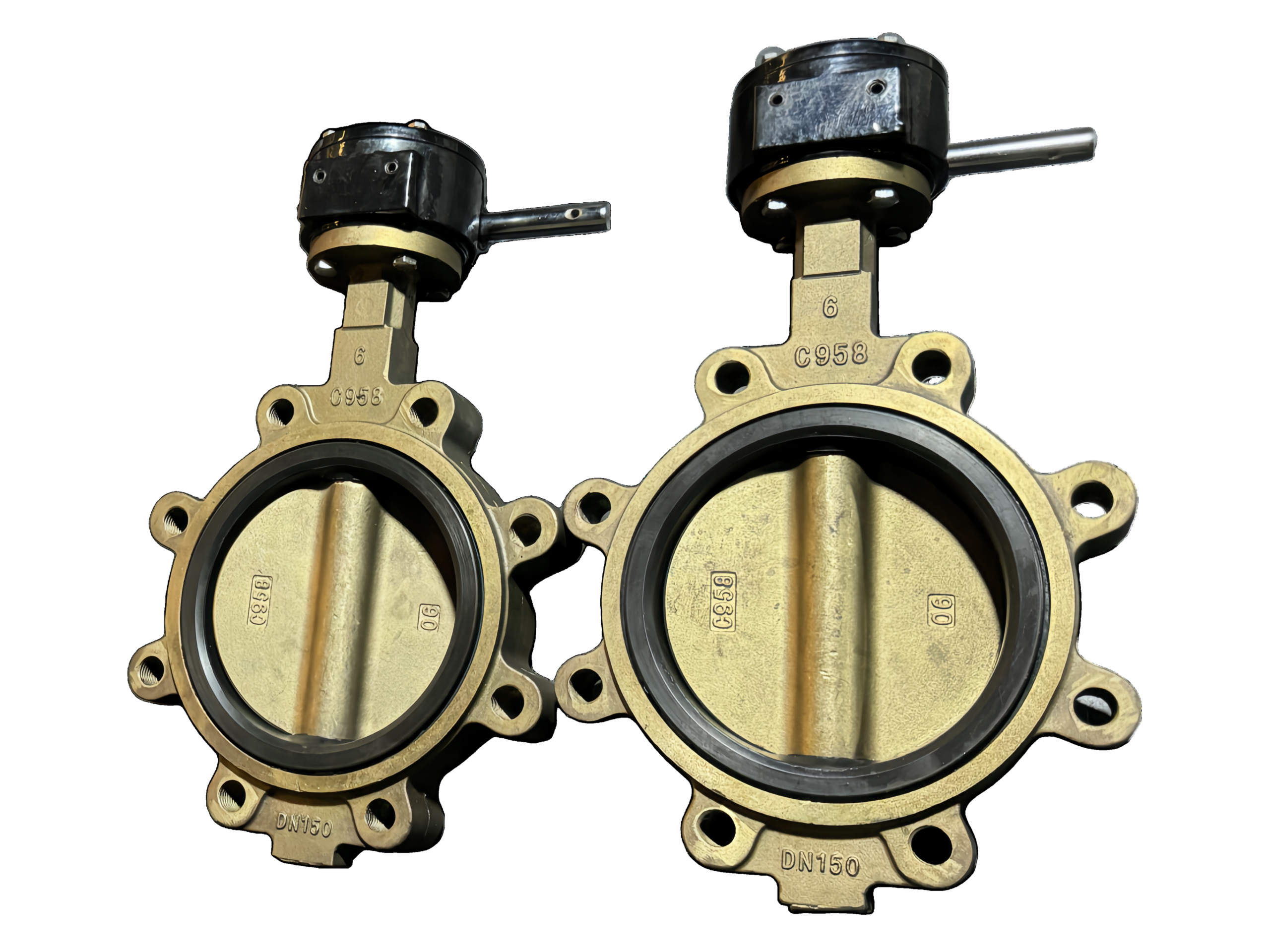 B148 C95800 Aluminum Bronze Lugged Butterfly Valve - Image 2