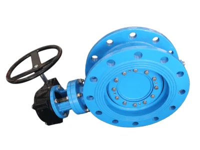 DN250 PN10/16 Flanged Gear-Operated Butterfly Valve
