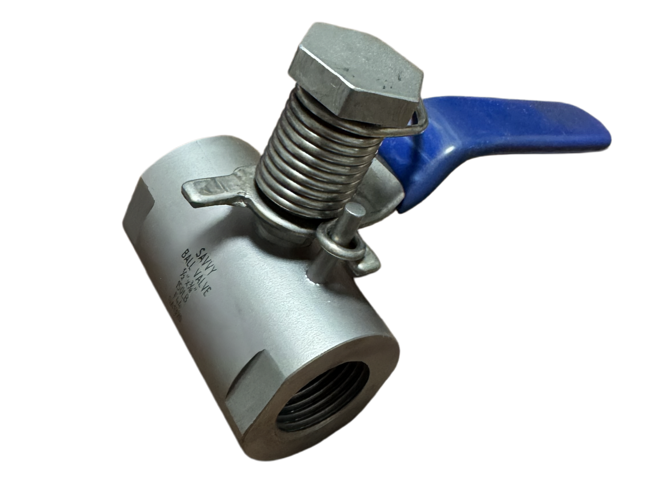Connection Spring Valve Spring Closed Lever Operated Ball Valve - Savvy Valves