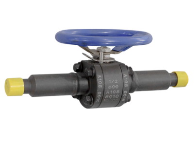 1/2"-600LB-SW 3 Piece Floating Ball Valve