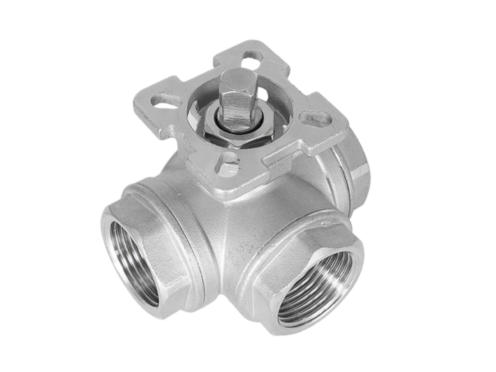 1"-1000WOG 3-Way Floating Ball Valve