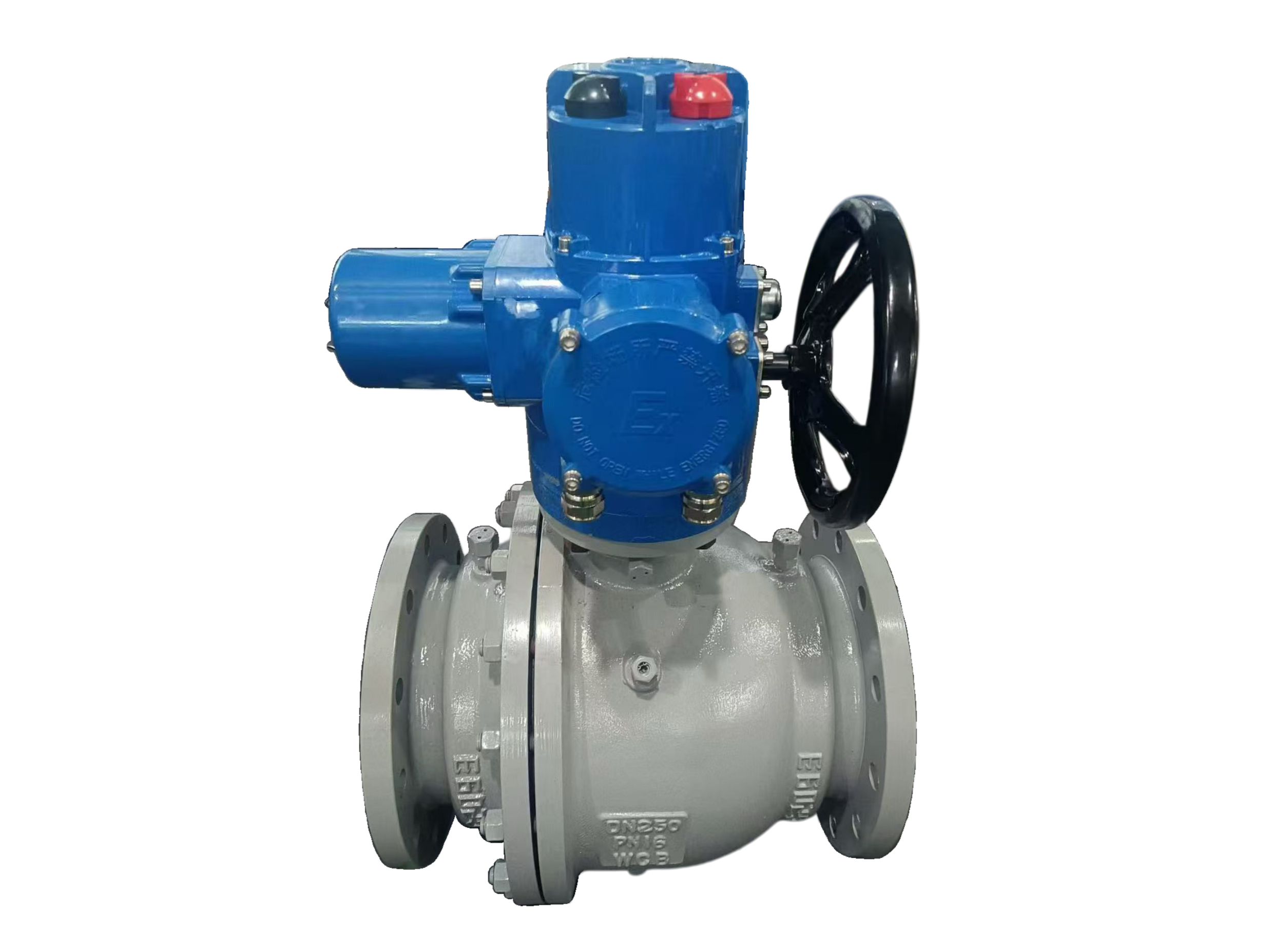 DN250-PN16-RF Motorized Trunnion Ball Valve