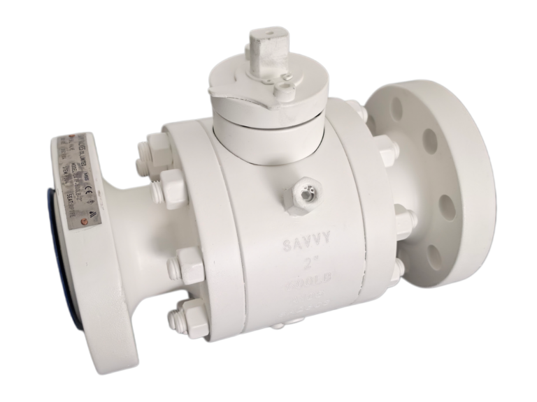 2inches 600lb 2 piece trunnion ball valve 1