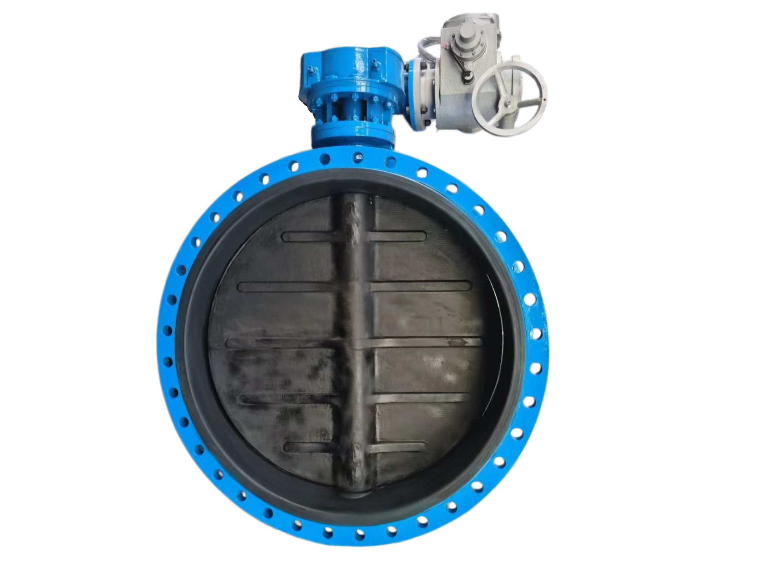 Fully EPDM Internal Lined Butterfly Valve Double Flanged
