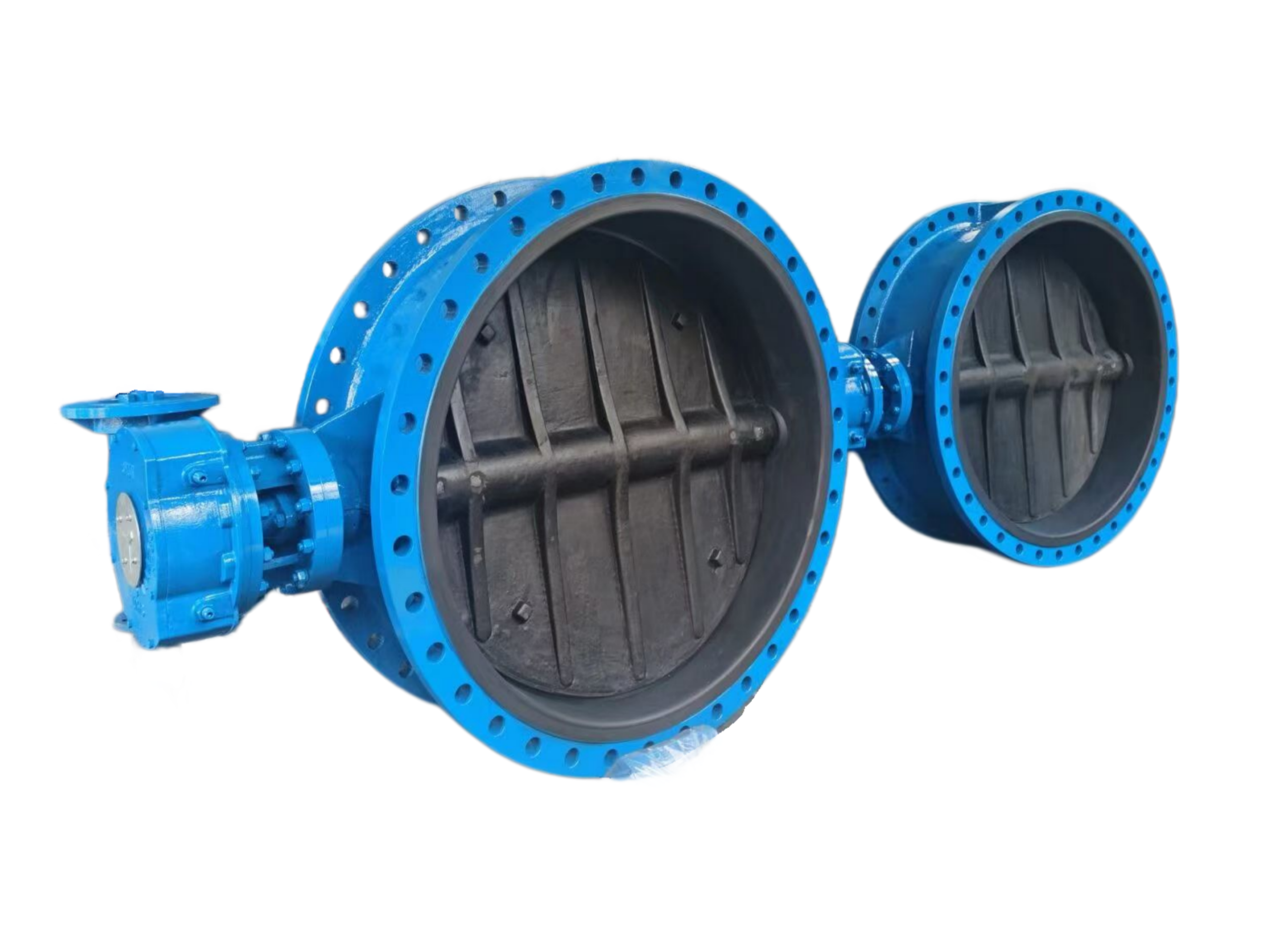 Fully EPDM Internal Lined Butterfly Valve Double Flanged - Image 2