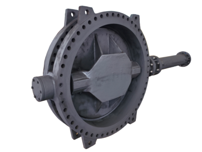 60" Class 150 Extended Bonnet Buried Double Offset Rubber Seated Butterfly Valve