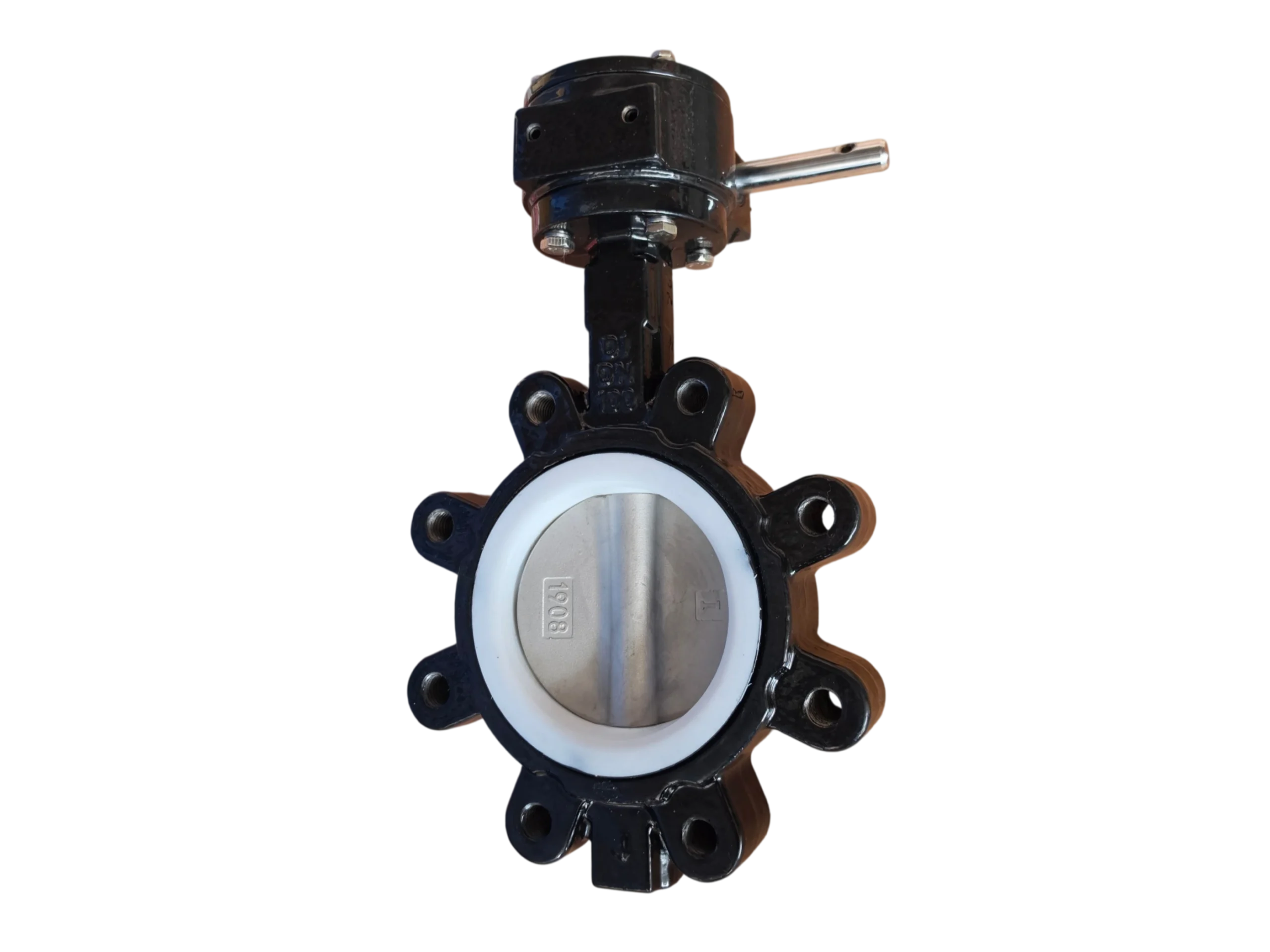 Fully PTFE Lined Lug Type Butterfly Valve (DN80, PN16) - Image 2