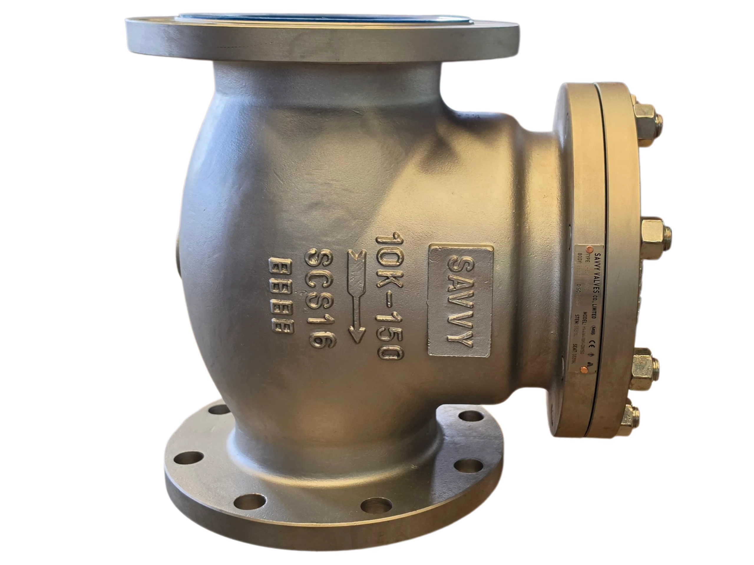 Stainless Steel Flanged Check Valve (JIS 10K / ANSI 150) - Image 3
